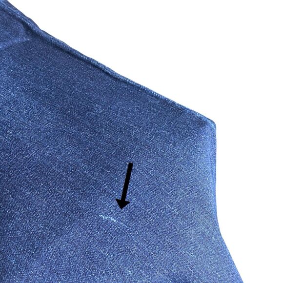 American Eagle Jeans Womens 14 Long Bootcut Slim Boot Denim Stretch Dark Wash - Picture 8 of 13